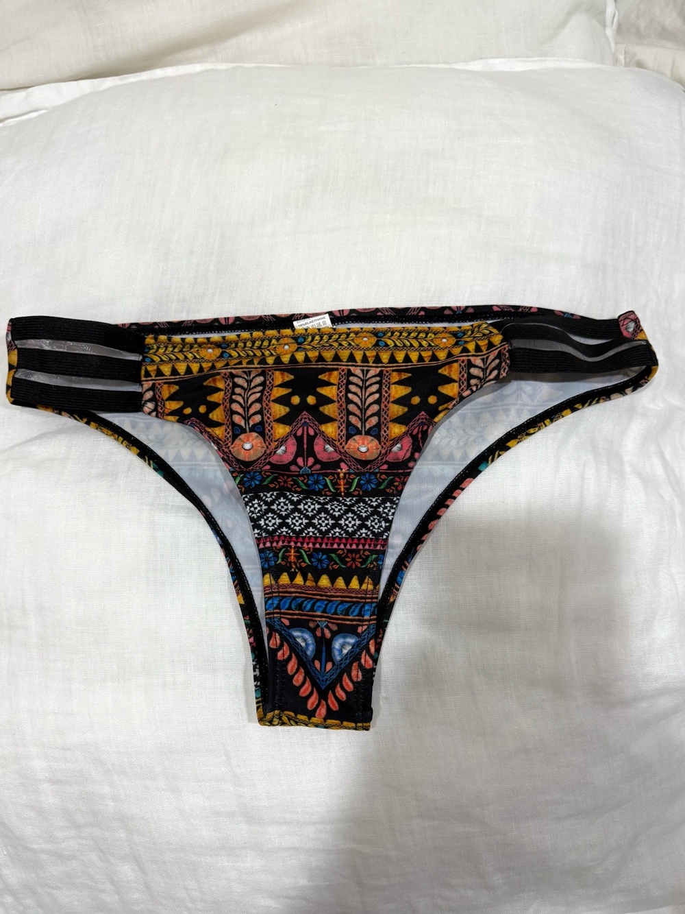 Women's Boho Print Bikini Bottoms in Multicolor